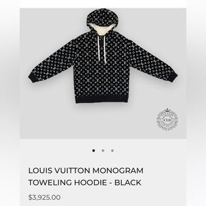 MENS large Louis Vuitton sweatshirt. Worn once- like brand new